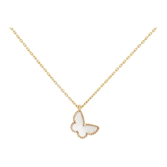 Van Cleef & Arpels 2010s butterfly-pendant necklace