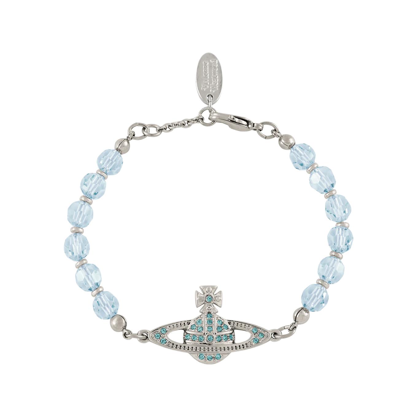 Браслет Vivienne Vivienne Westwood Messaline / (аква-синий)