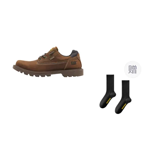 CAT Cow Leather Low top Outdoor Shoes Unisex