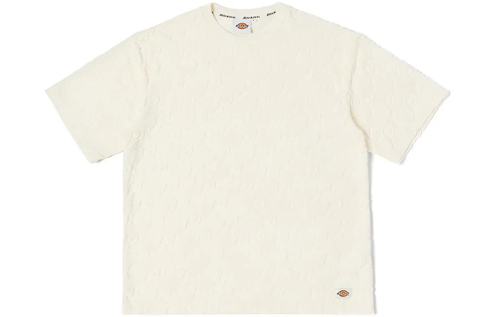 Dickies T Shirts Unisex White Crew Neck Moderate Straight Fit