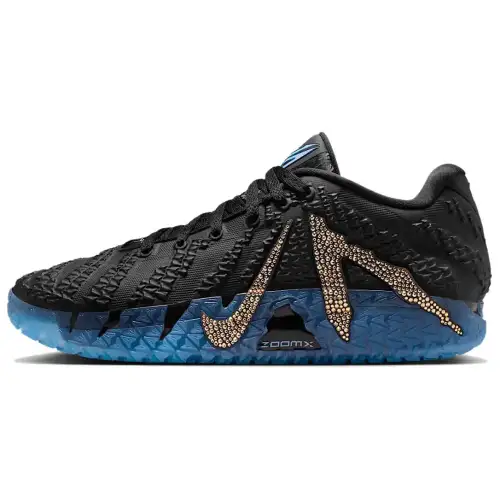 Nike × Swarovski/Swarovski Ja 3 Morant III EP Ja Morant Bling comfortable fit rebound grip basketball shoes men's black and blue