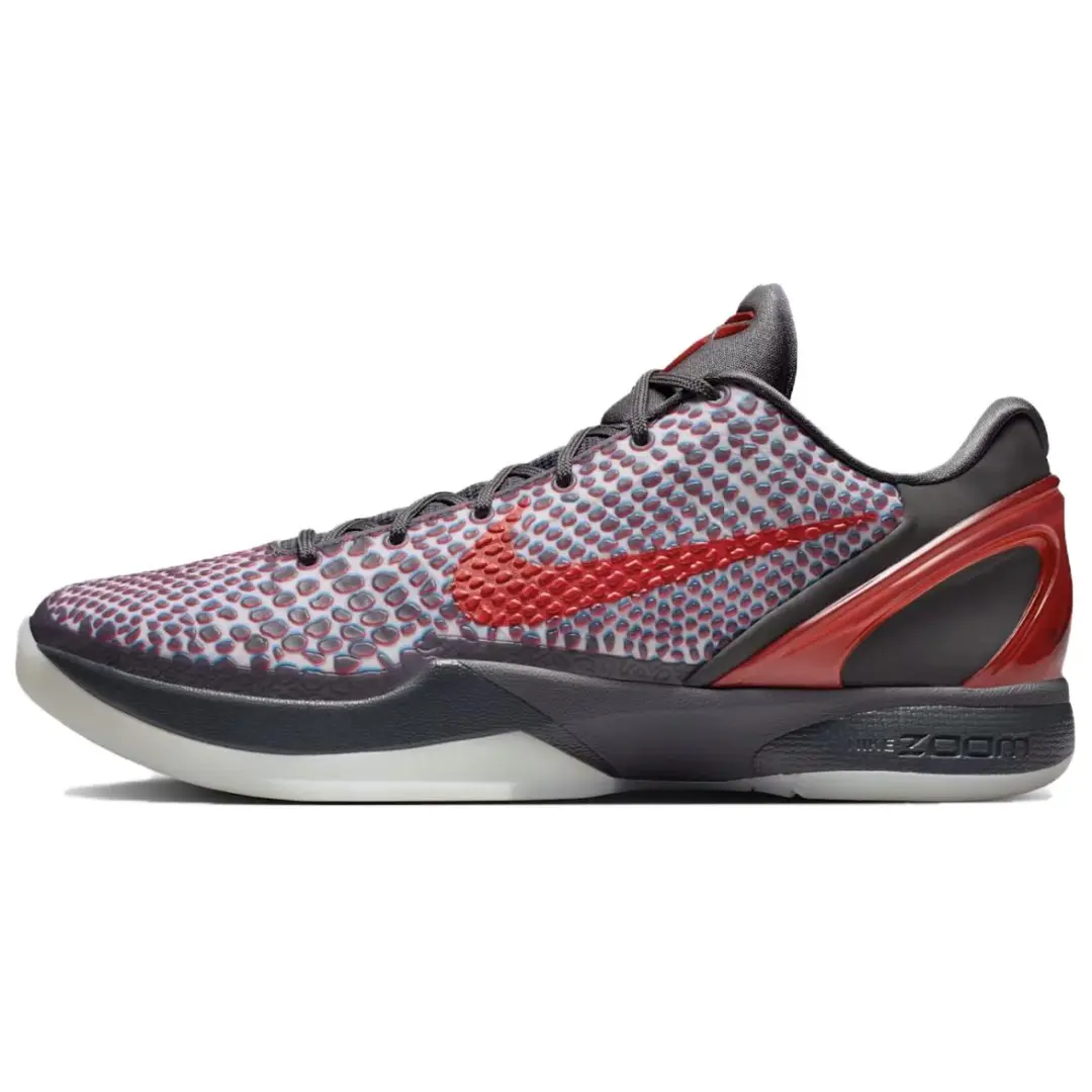Nike Zoom Kobe 6 Rebound Grip Low top Basketball Shoes Men's Red Blue