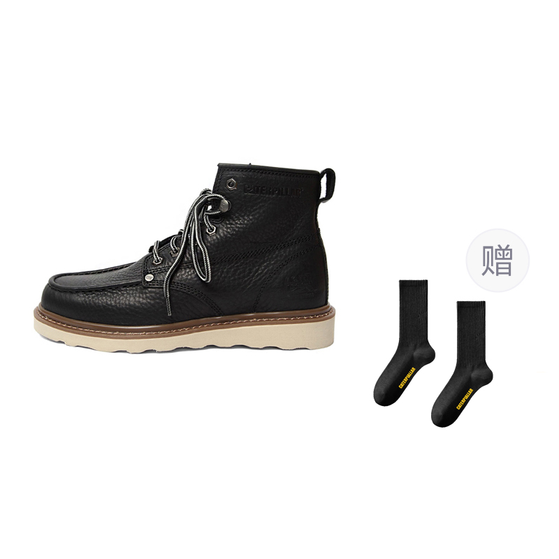 Мужские ботинки CAT Glenrock Mid (черные)