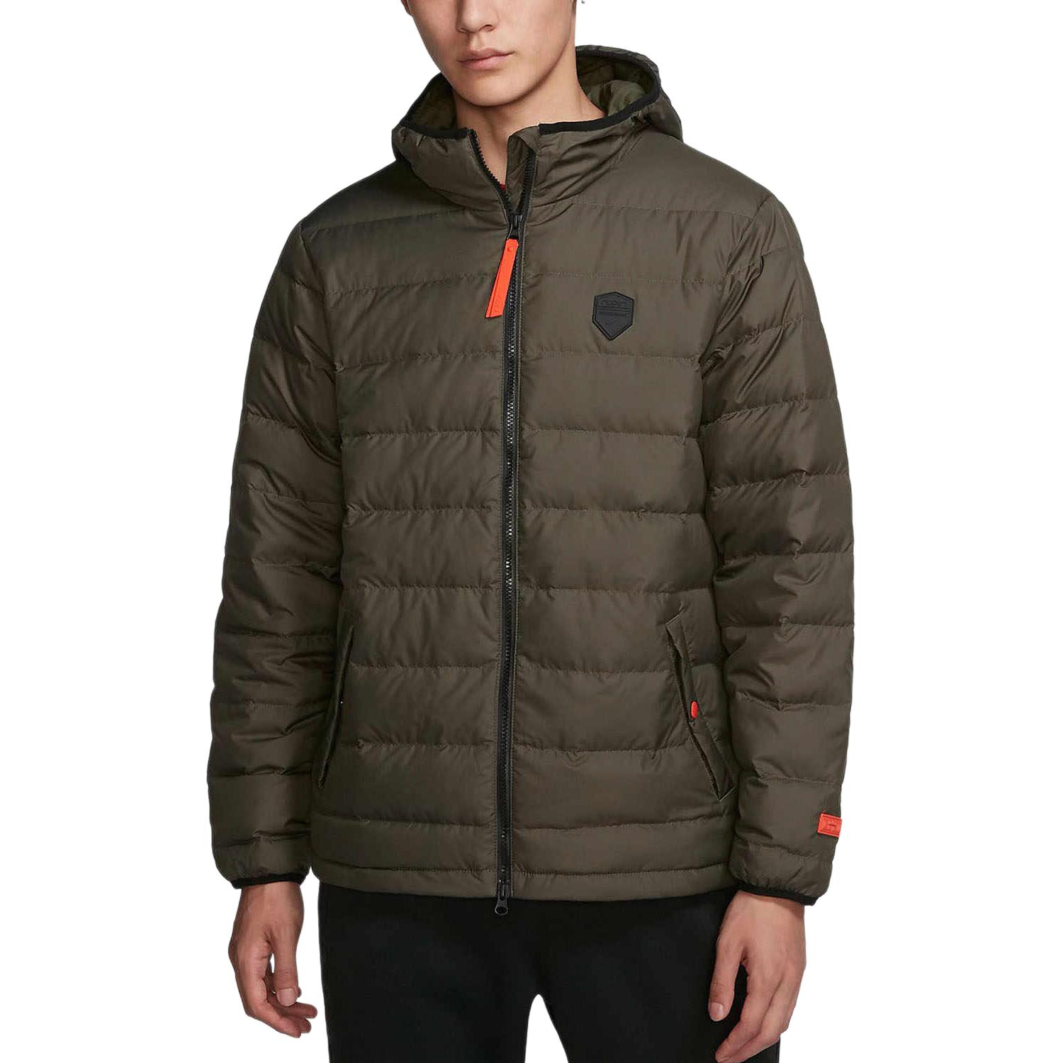 Мужская куртка Nike Hooded Down Jacket (зеленая) — фото 3