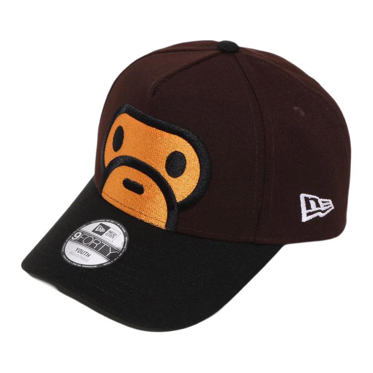 Кепка A BATHING APE A BATHING APE×New Era (коричневая)