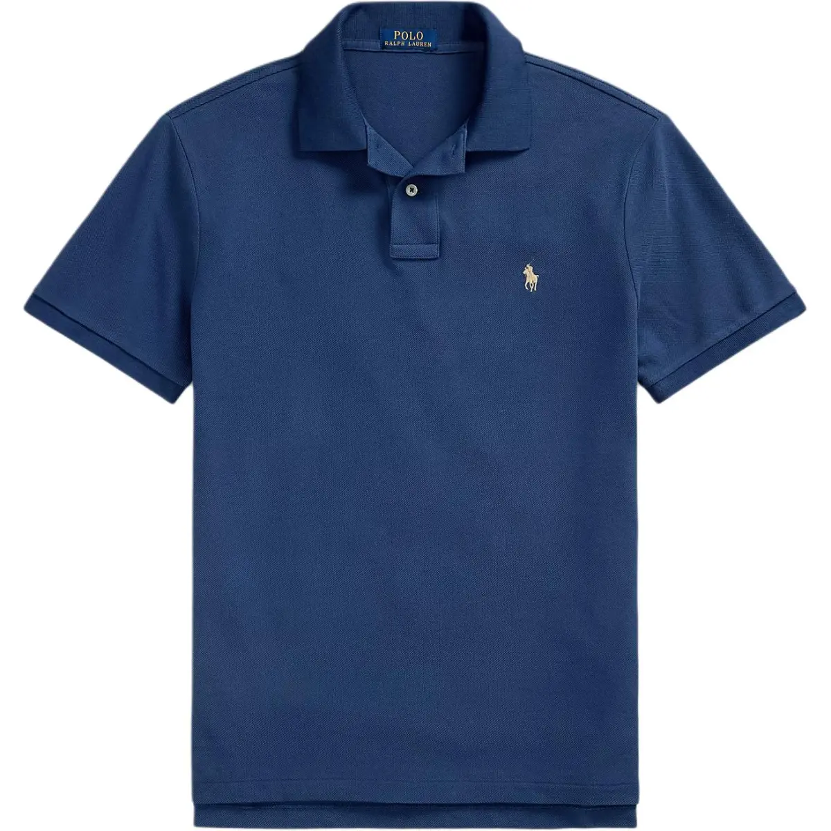 Polo Ralph Lauren Polo Shirt Custom Slim Fit Men's Marine Blue