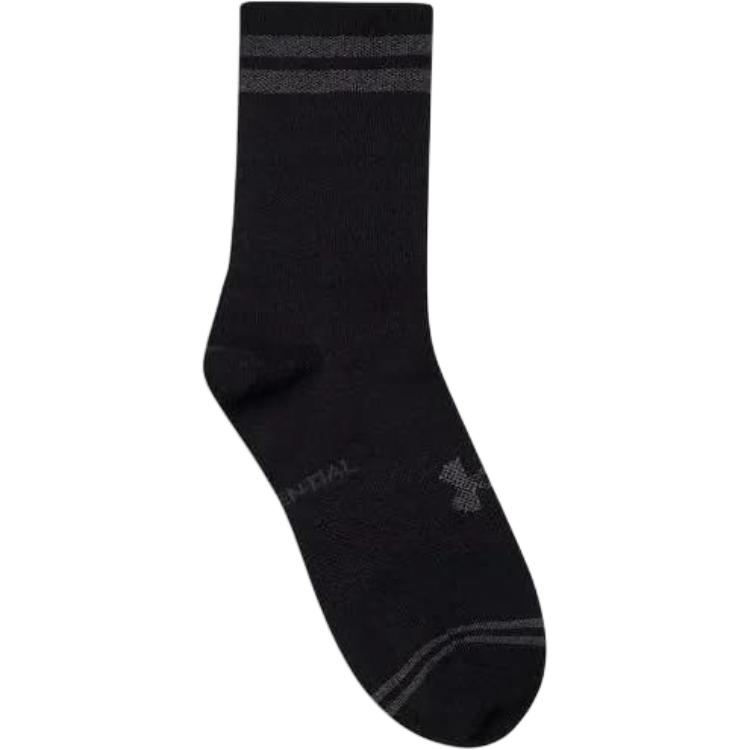 Under Armour Crew Socks Unisex 2 Pack Black