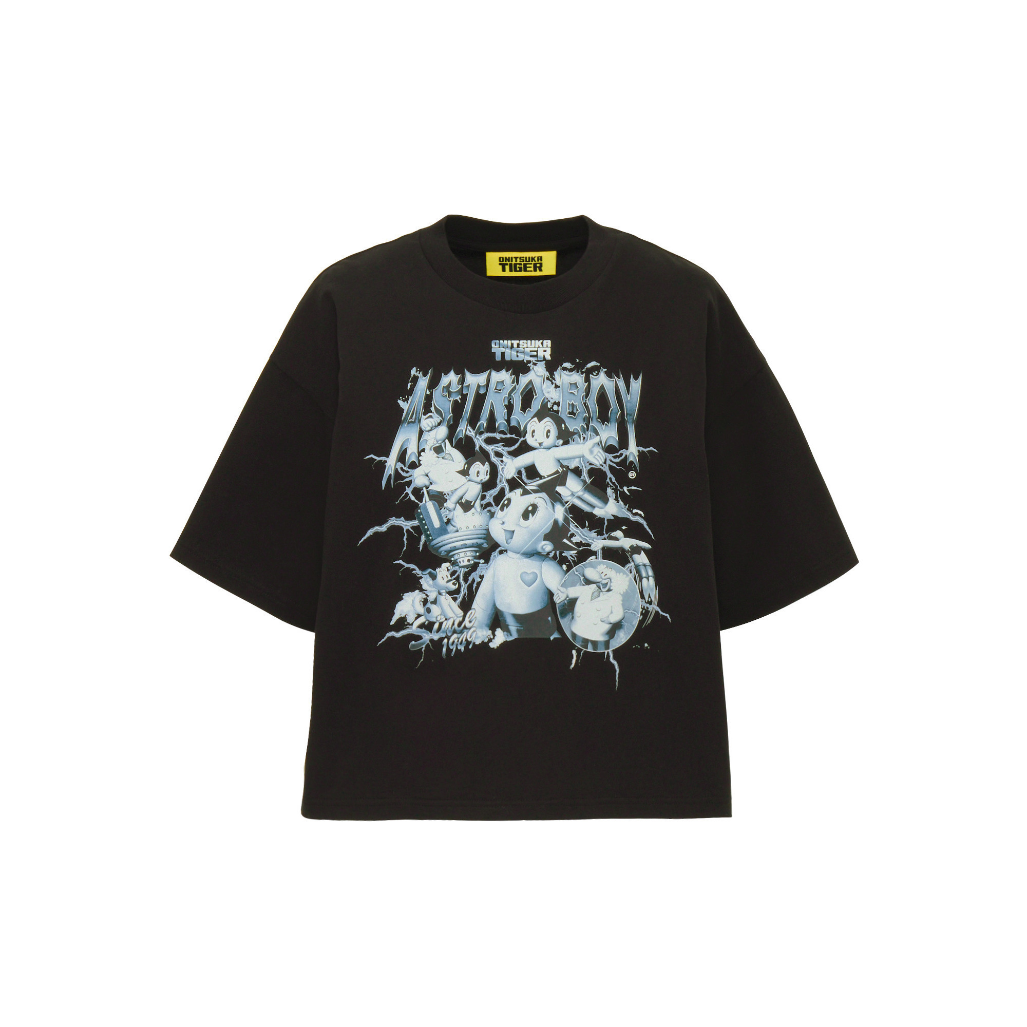 Женская футболка Onitsuka Tiger DENIVITA ASTROBOY WS OVERSIZED GRAPHIC T (черная)