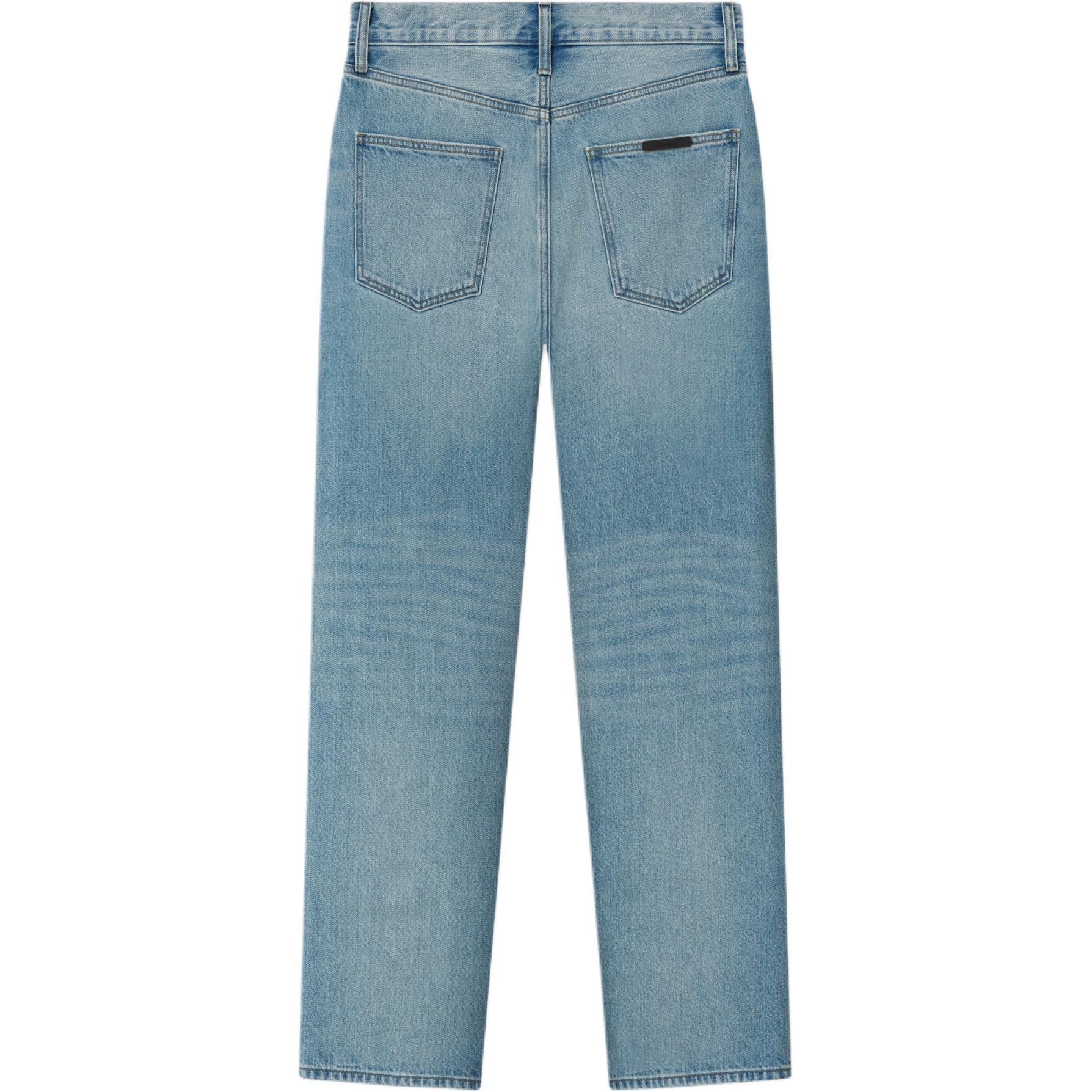 Джинсы Fear of God Essentials SS26 DENIM 5 POCKET JEANS CLASSIC BLUE (голубые) — фото 2