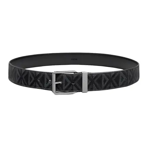 DIOR Versatile Cow Leather Belts Men's Width 4cm