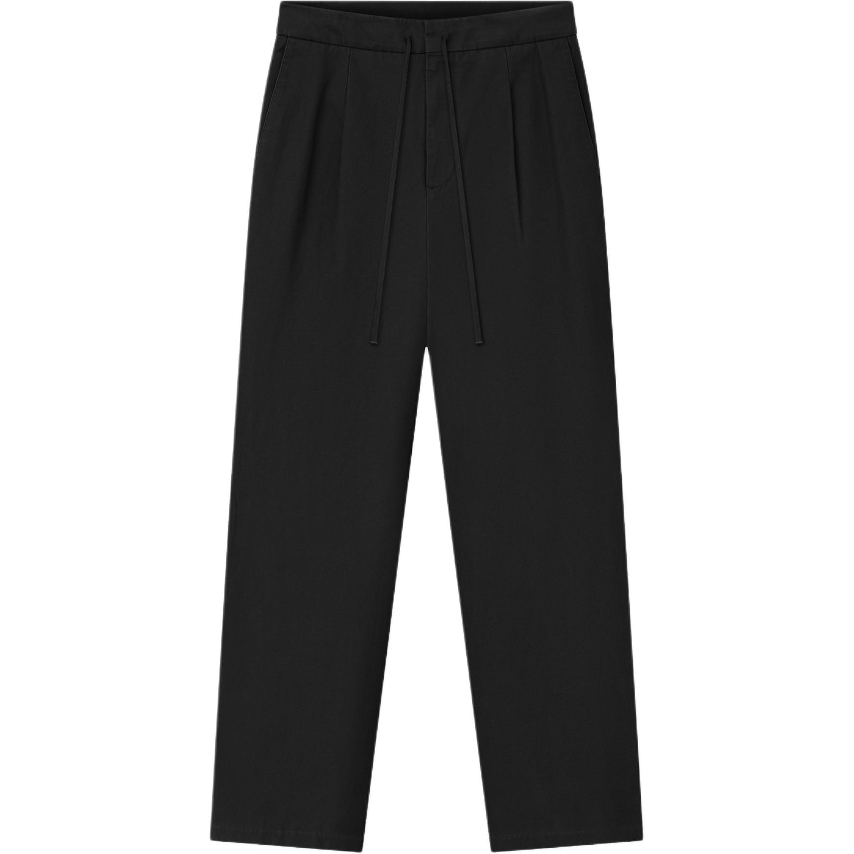 Штаны Fear of God Essentials SS26 PLEAT FRONT PANT VINTAGE BLACK (черные)