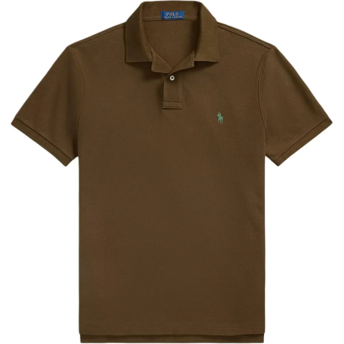 Polo Ralph Lauren Polo Shirt Custom Slim Fit Men's Brown