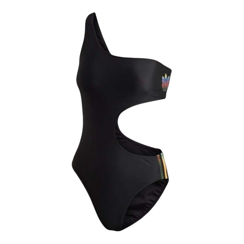 Женский купальник adidas originals (черно-белый)