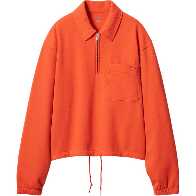 Женское худи UNIQLO JW Anderson (серое)