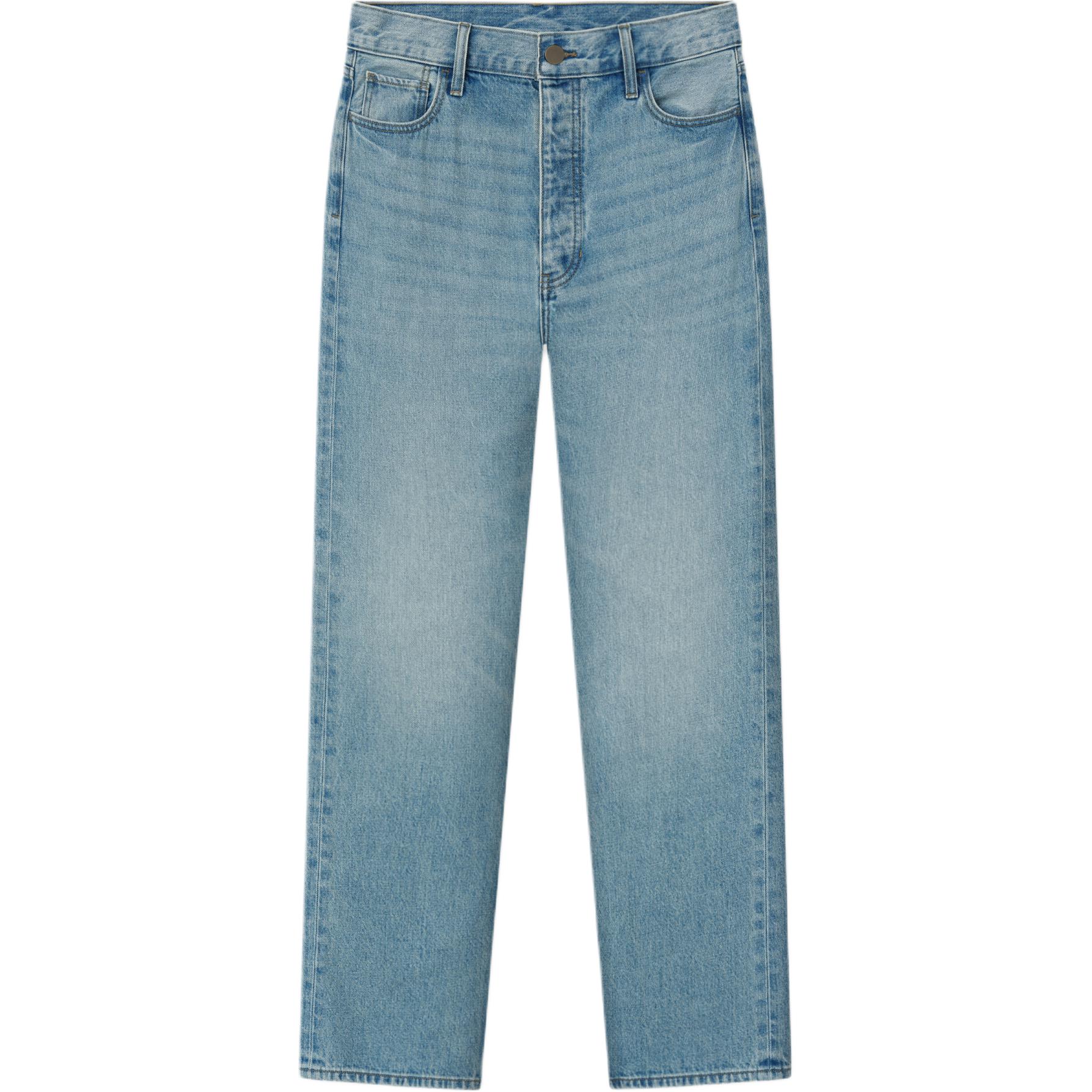 Джинсы Fear Fear of God Essentials SS26 DENIM 5 POCKET JEANS CLASSIC BLUE (голубые)
