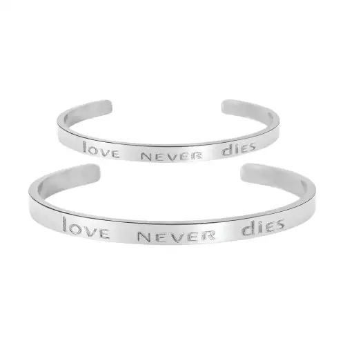 MUSTKOO Titanium Steel Wristbands Unisex