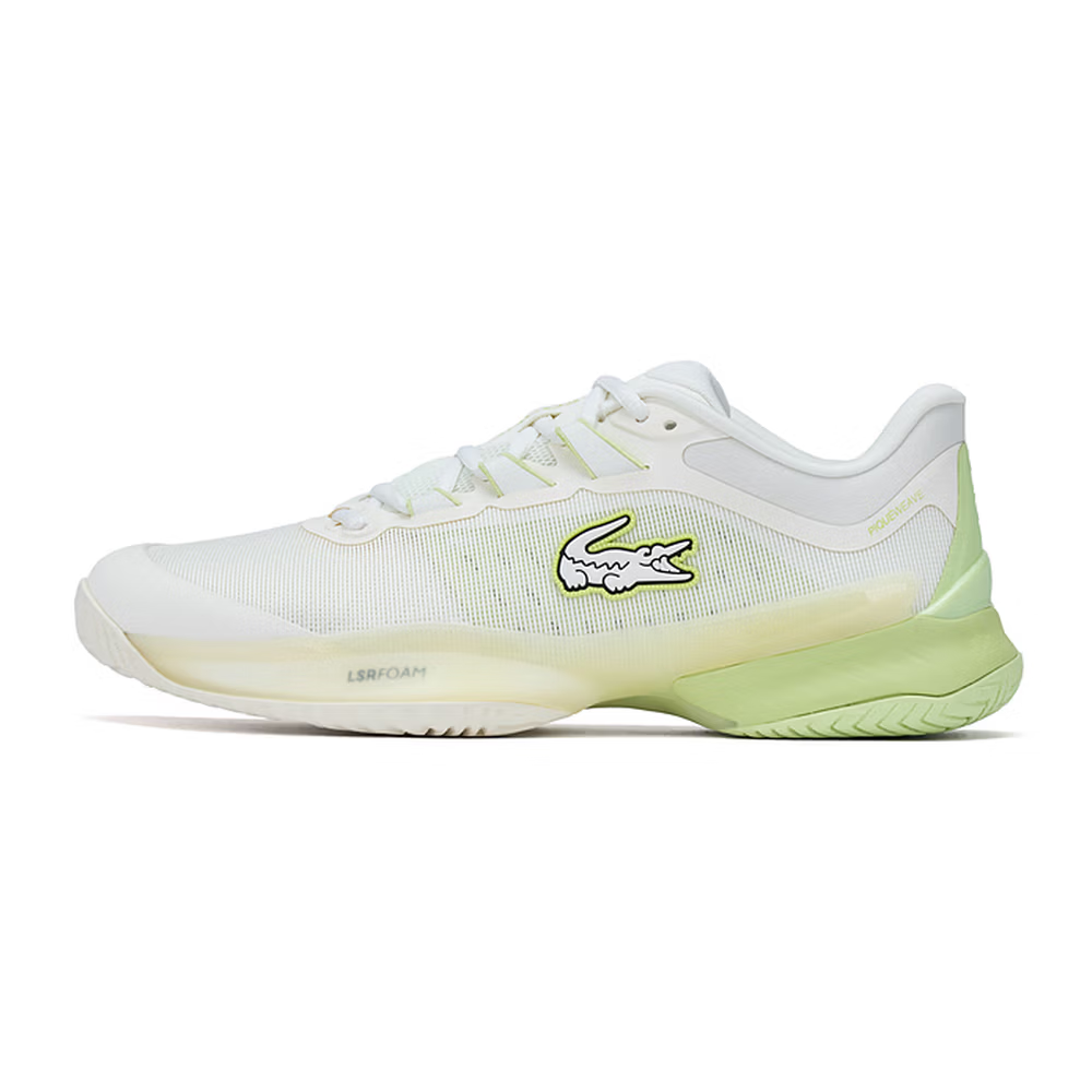 Мужские кроссовки Lacoste AG-LT (бежево-зеленые)