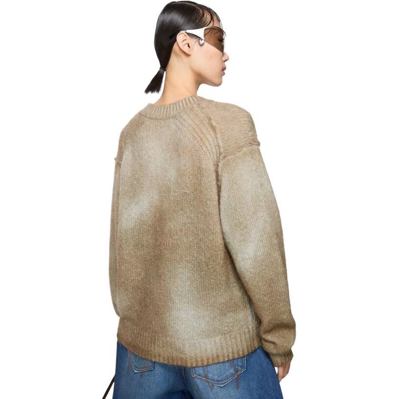 Женский свитер Acne Studios (бежевый) — фото 4
