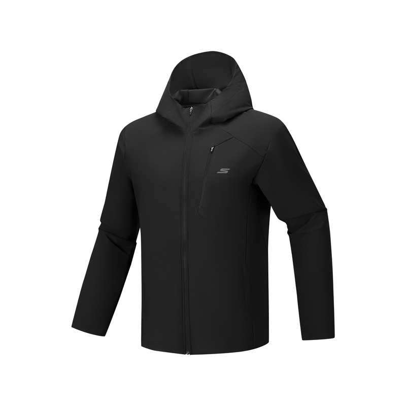 Мужская куртка Skechers Hoodie Jacket (черная)