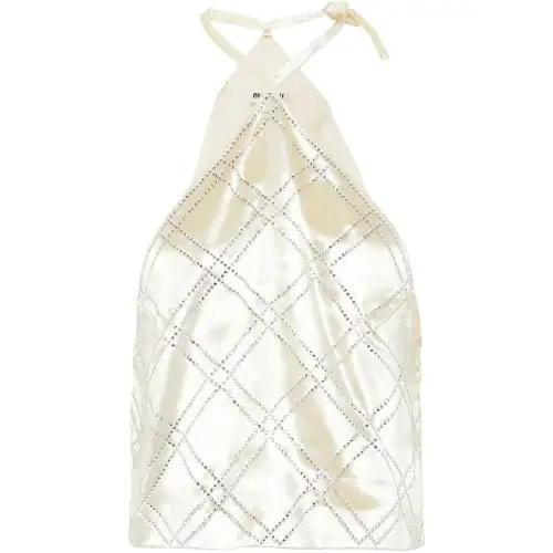 MIU MIU SS22 Camisole Women's White