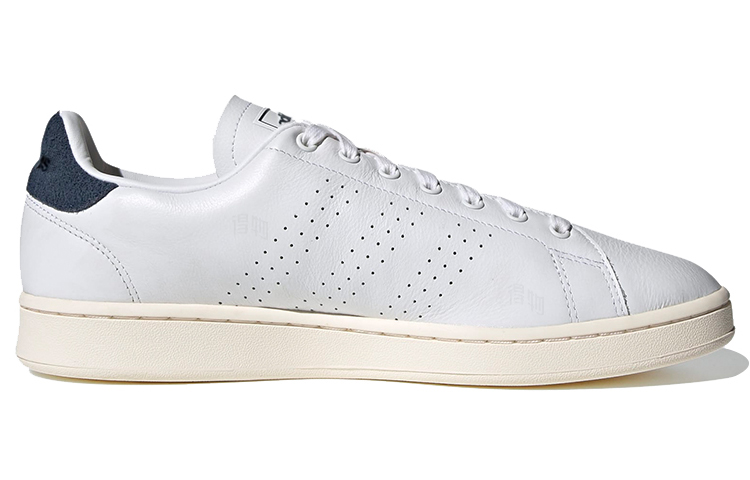 Мужские кеды adidas ADVANTAGE (бело-синий) — Белый / тёмно-синий — фото 2