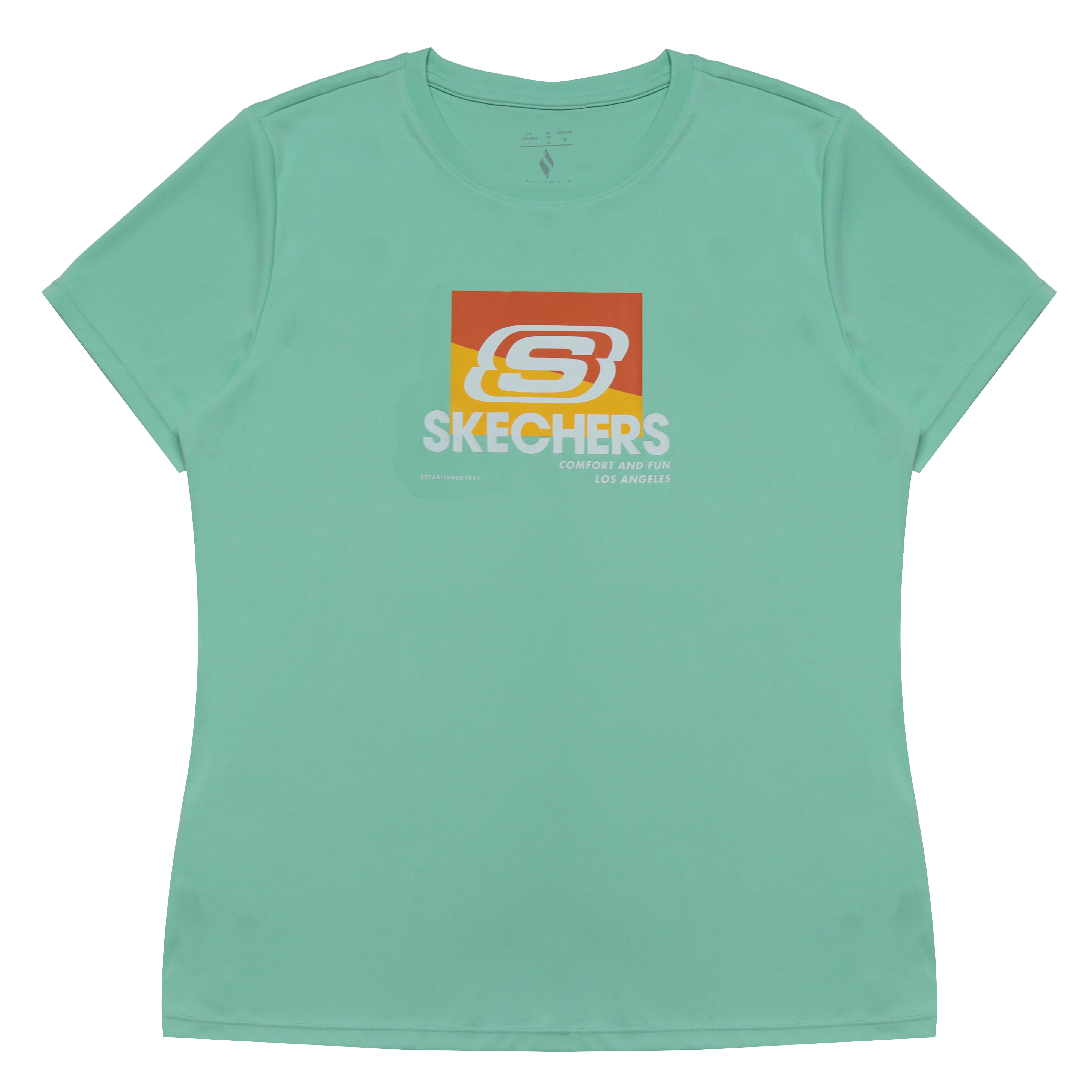 Женская футболка Skechers Cooling Quick-Drying (розовая)