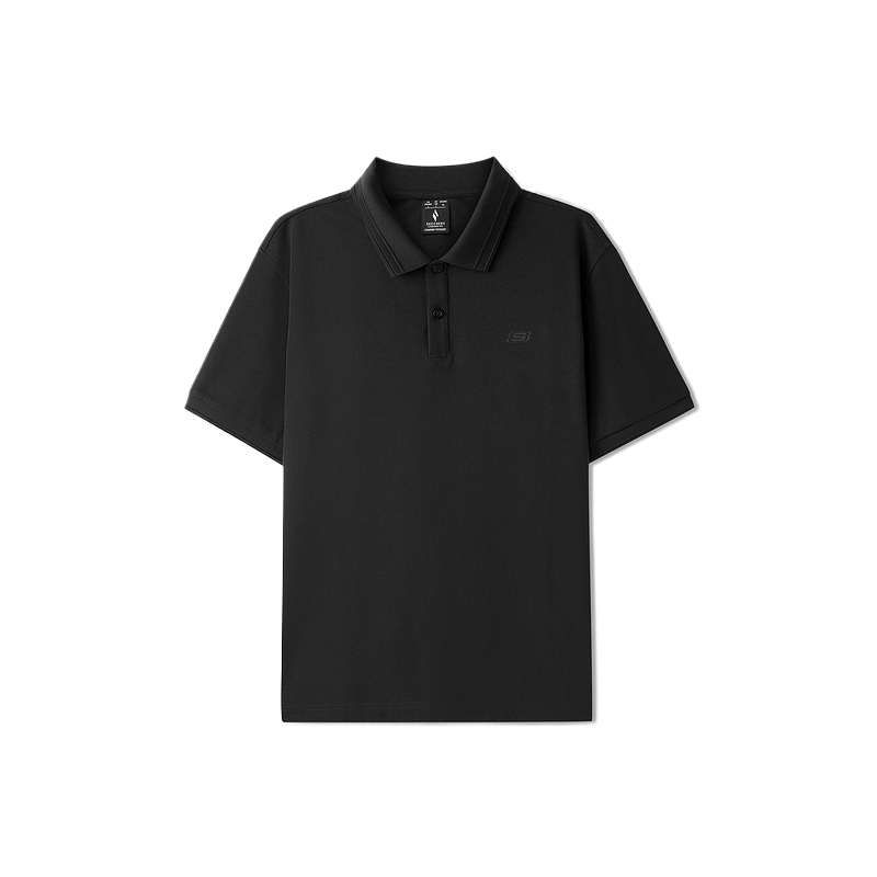 Мужская футболка-поло Skechers Ice Silk Polo (серая)