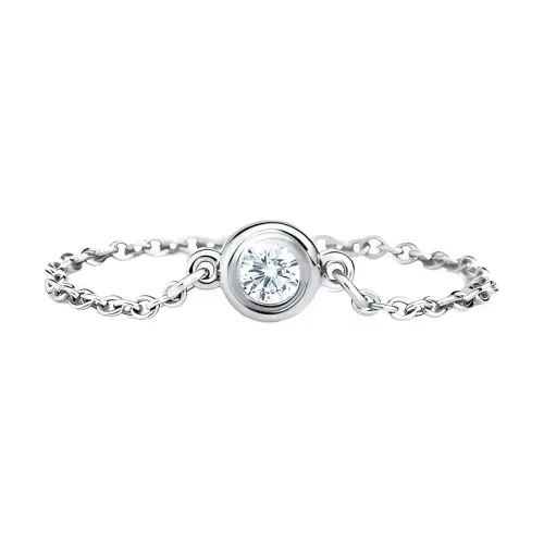 TIFFANY & CO. Diamond Rings Unisex Silver