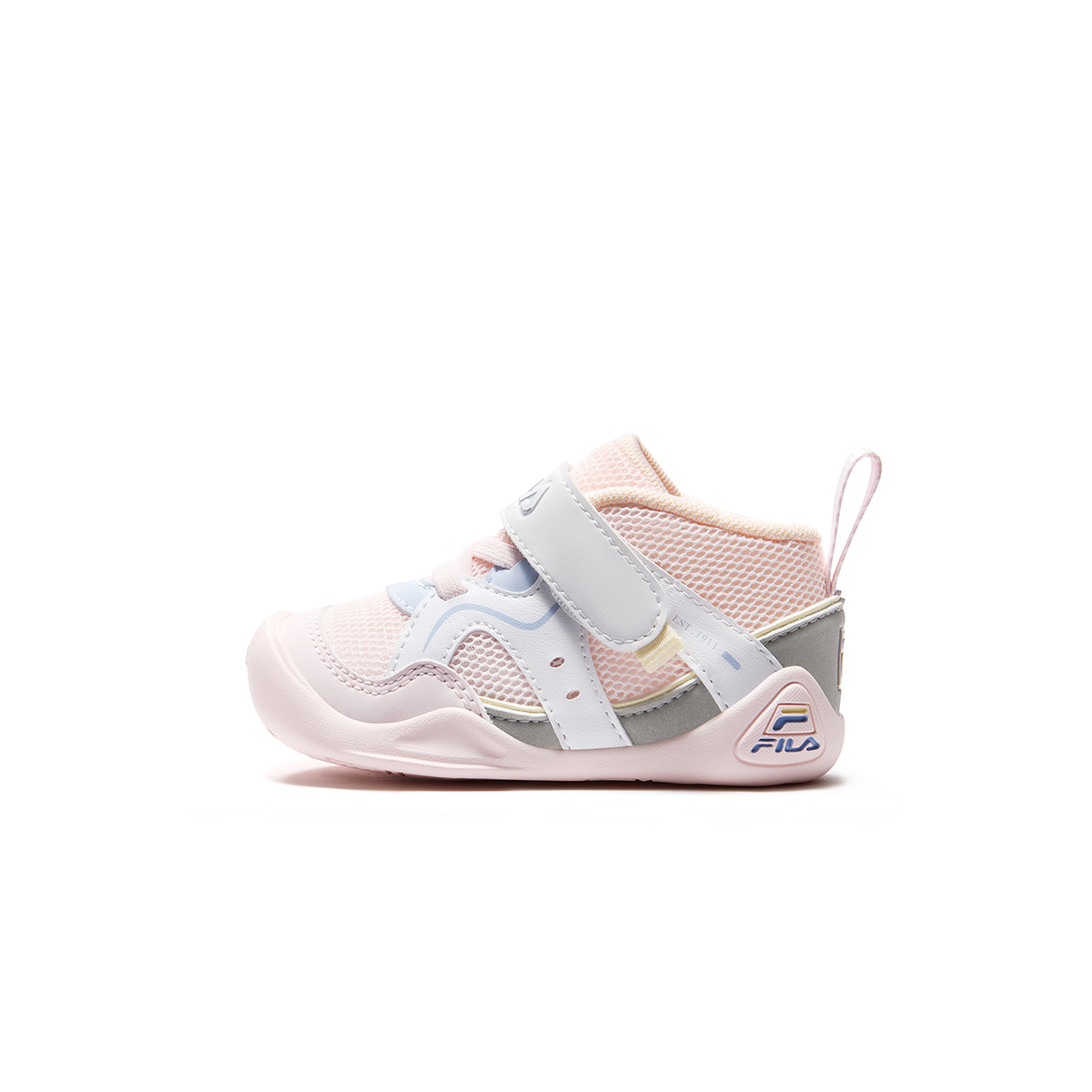 Детские кроссовки Fila KIDS AMORE First Walkers (розово-белые)
