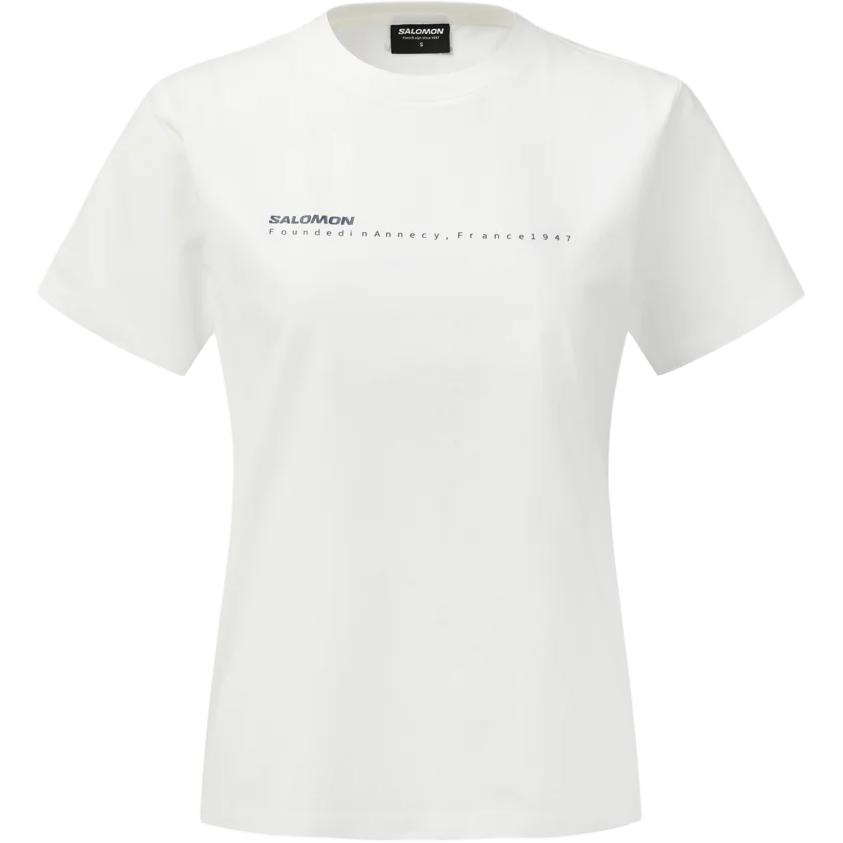 Женская футболка Salomon Primary Logo (розовая)