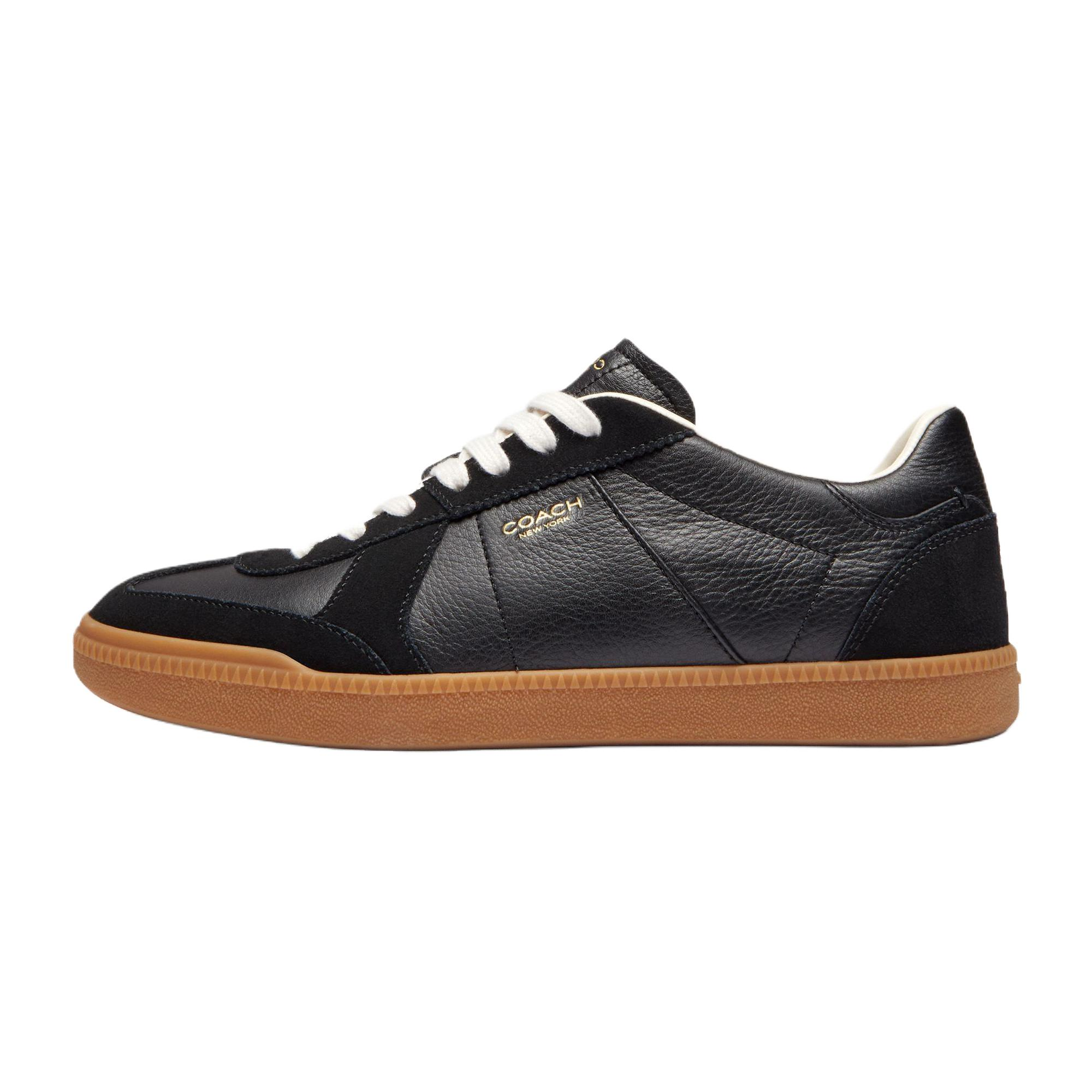 Женские кеды COACH Ellis Suede Sneakers (черные)