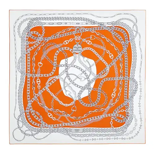 HERMES Scarves Women's Orange
