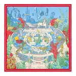 HERMES Ex Libris Atlantis Scarves Women's Multicolor