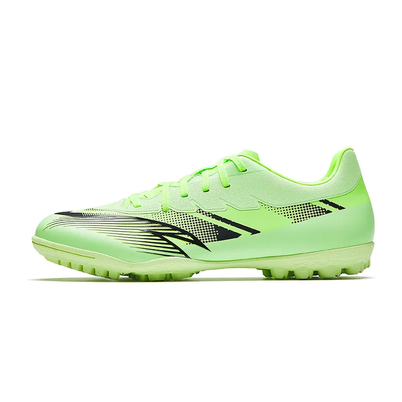 Anta Soccer Shoes Men's New Fluorescent Light Grass Green/Basic Black