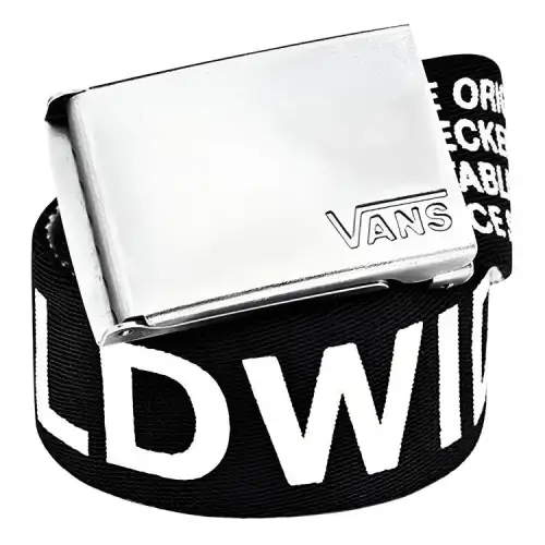 Vans Polyester Leather Belts Unisex
