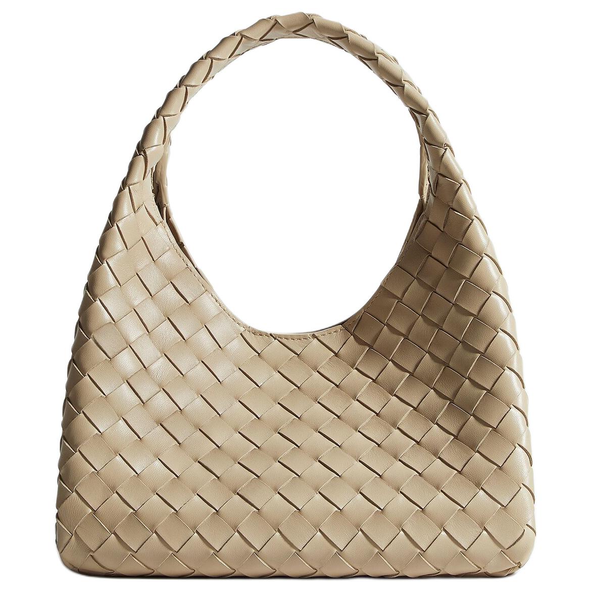 Женская сумка Bottega Veneta Campana (бежевая)