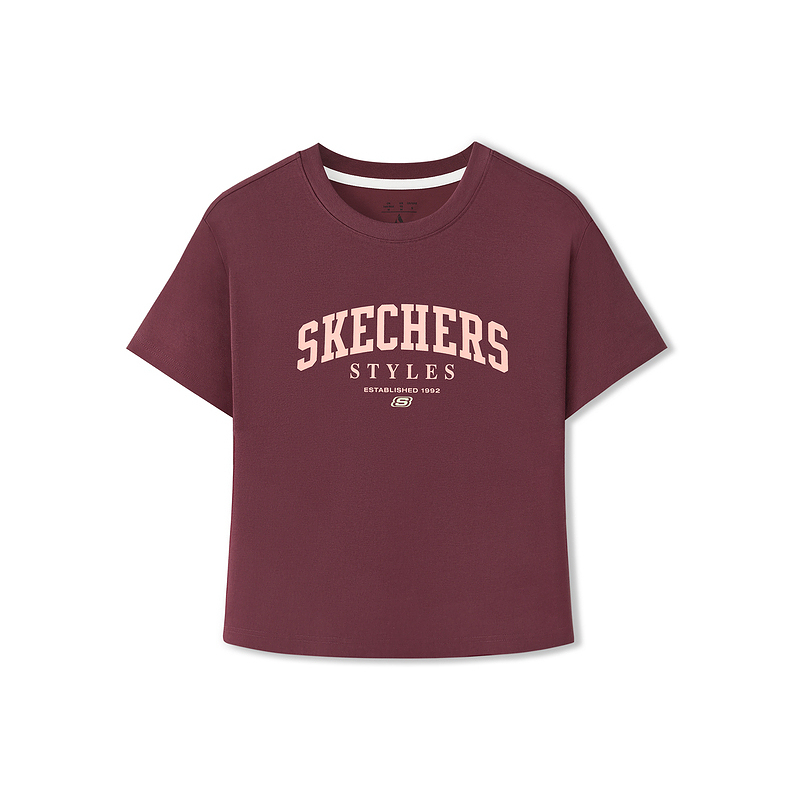 Женская футболка Skechers T-shirt (розовая)