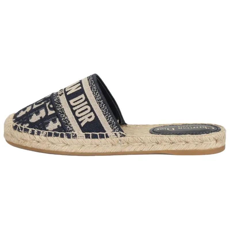 DIOR Granville Closed Toe Slippers Women's Dark Blue