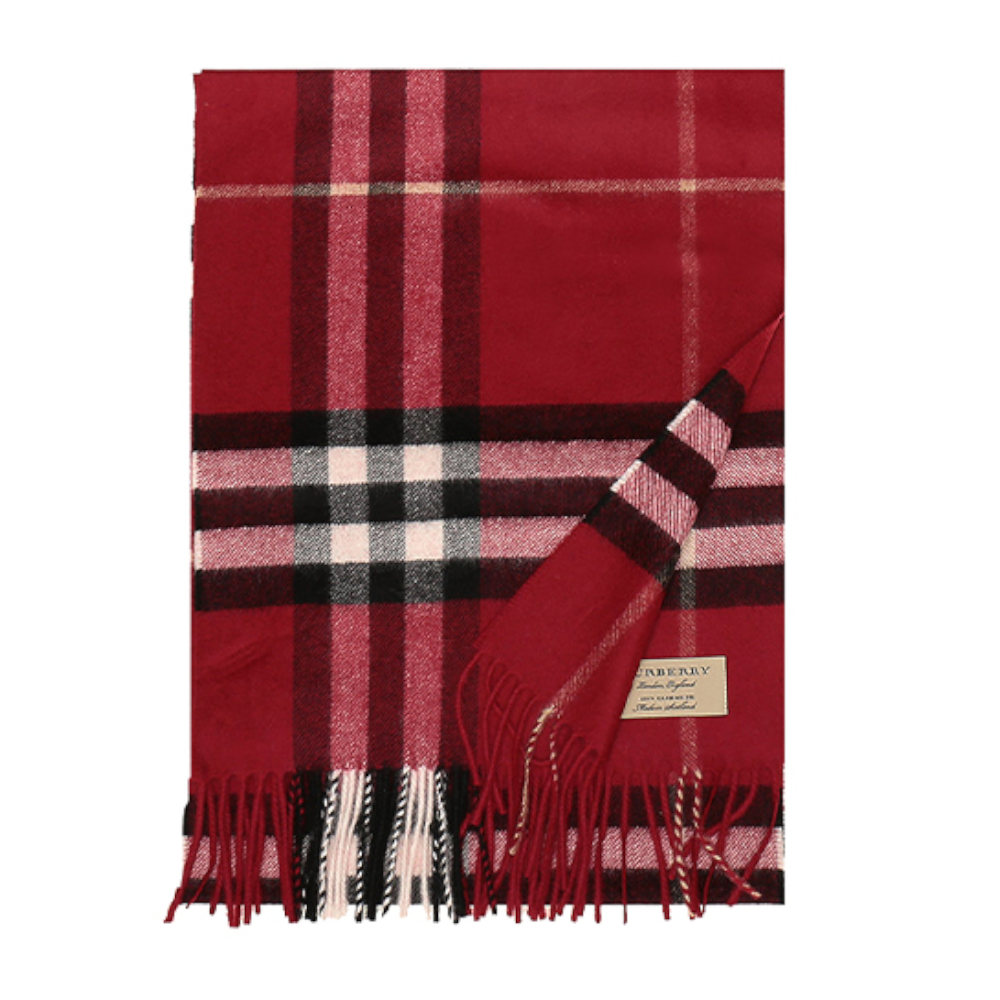Burberry checkered scarf