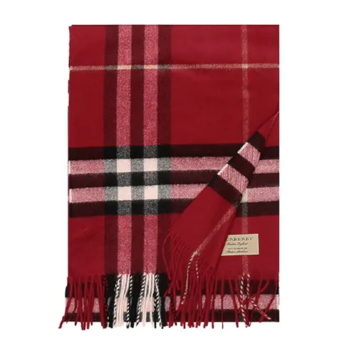 Burberry checkered scarf