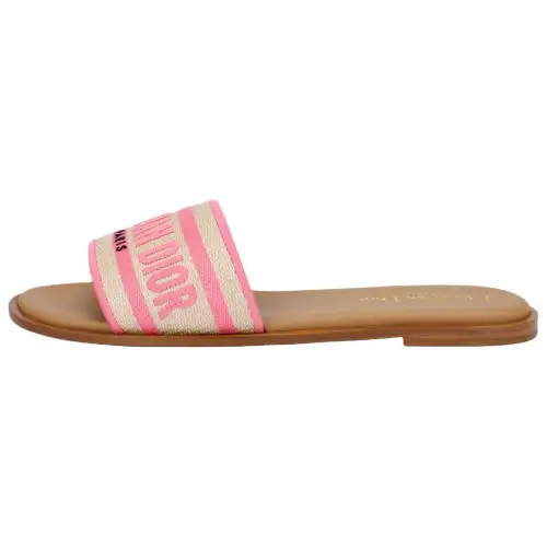 DIOR Dway Slide Slippers Women's Pink