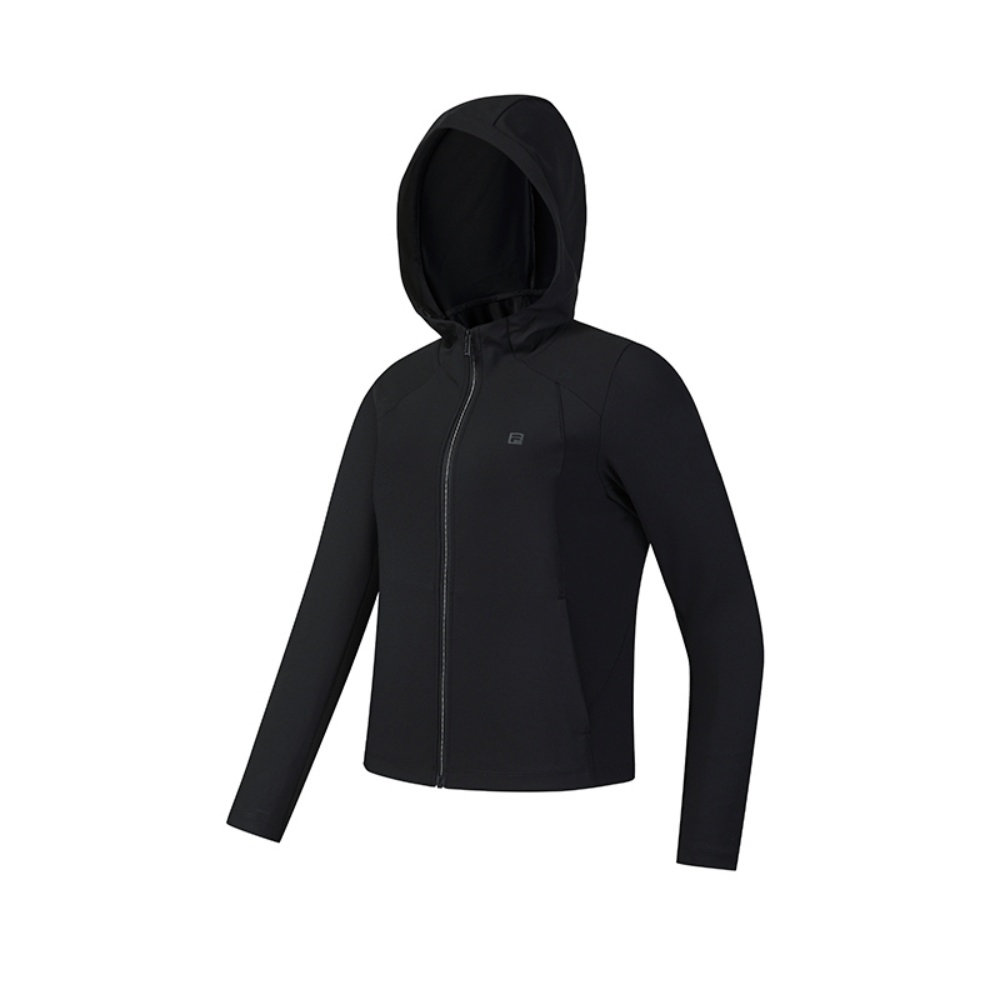 Женская куртка Fila Fitness Hooded Jacket (черная)