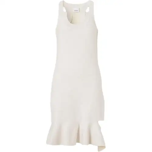 Burberry FW22 Sleeveless Dress Women's White