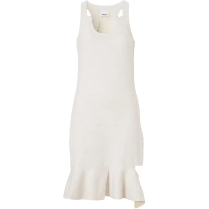 Burberry FW22 Sleeveless Dress Women's White