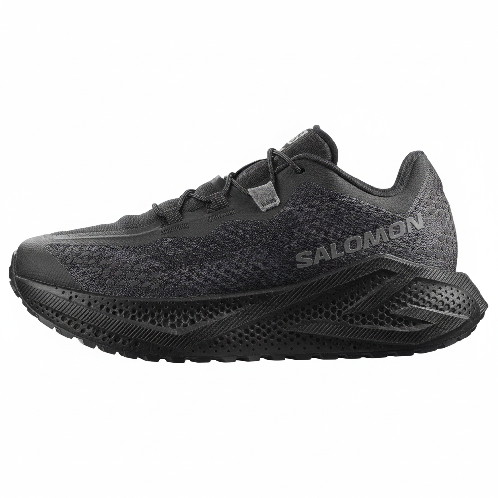 Женские кроссовки Salomon AERO GLIDE 4 GRAVEL W (черные)