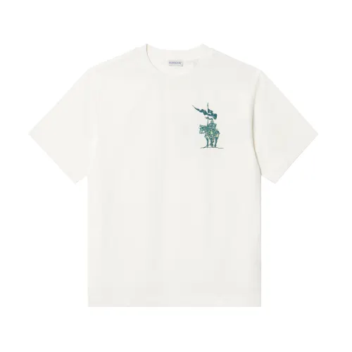 Burberry Ekd Motif Crewneck T-Shirt