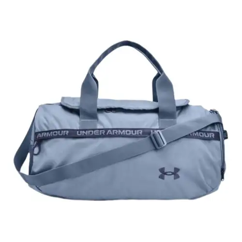 Under Armour Under Armour Polyester Handbag, Shoulder Bag, Crossbody Bag, Travel Bag Regular Unisex Gray Purple