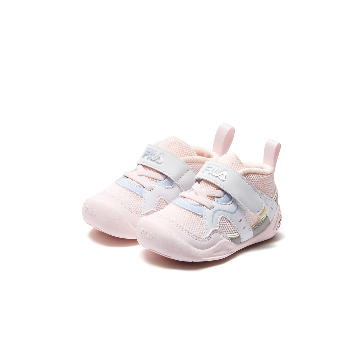 Детские кроссовки Fila KIDS AMORE First Walkers (розово-белые) — фото 3