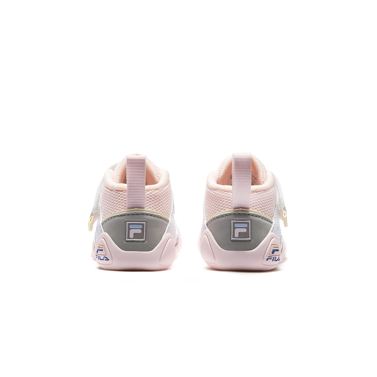 Детские кроссовки Fila KIDS AMORE First Walkers (розово-белые) — фото 4