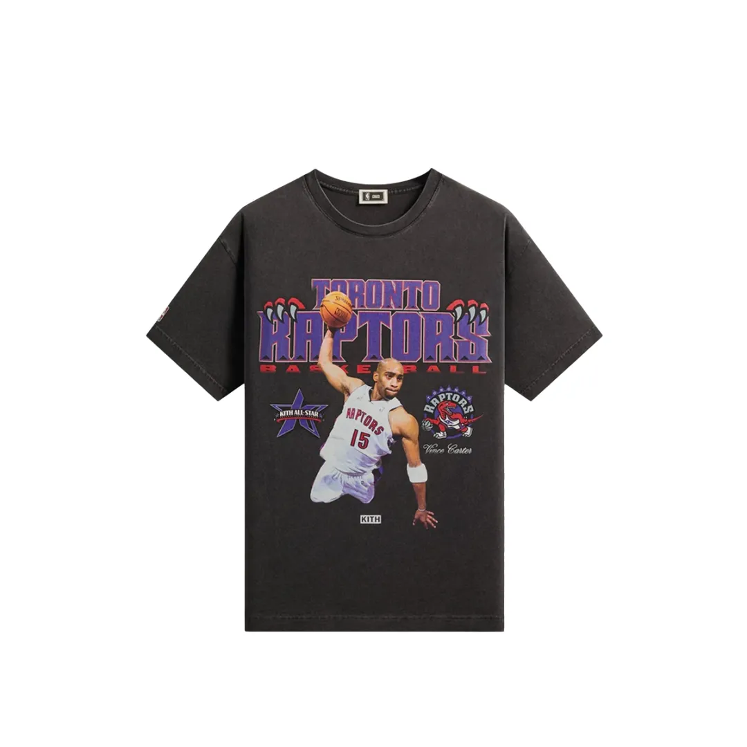 KITH X NBA T Shirts Men's Black Crew Neck Moderate